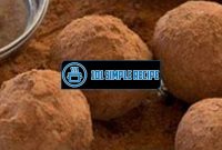 Decadent Cocoa Powdered Truffles Recipe | 101 Simple Recipe