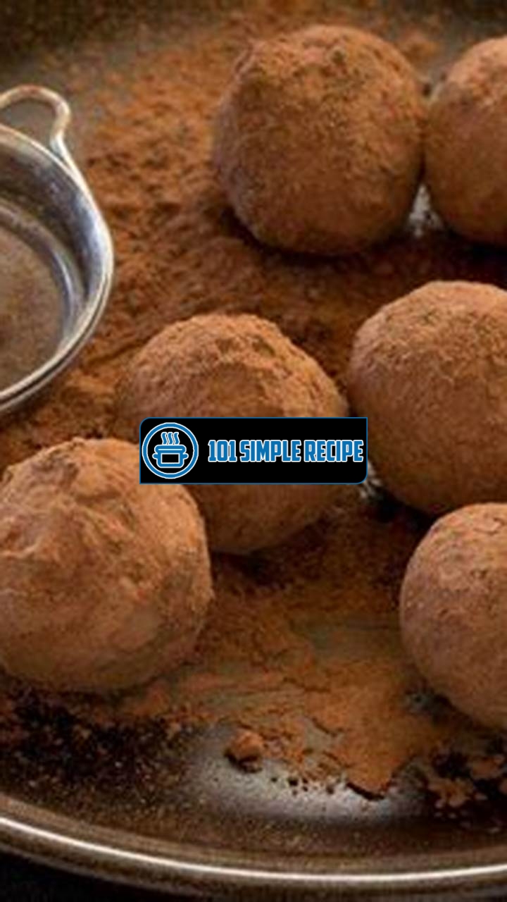 Decadent Cocoa Powdered Truffles Recipe | 101 Simple Recipe