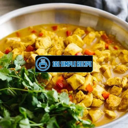 A Flavor Explosion: Coconut Curry Chicken Recipe | 101 Simple Recipe