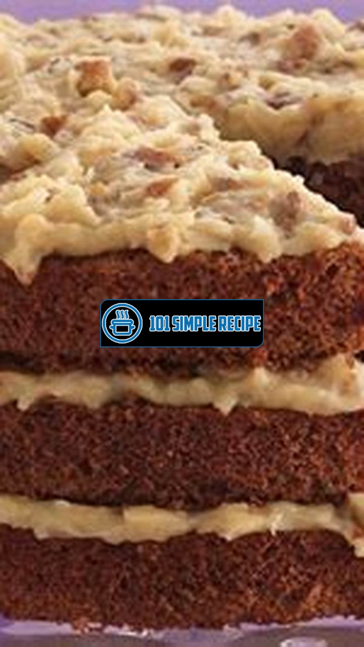 Delicious Coconut Frosting for German Chocolate Cake | 101 Simple Recipe
