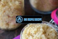 Create Your Own Natural Coconut Oil Sugar Scrub | 101 Simple Recipe
