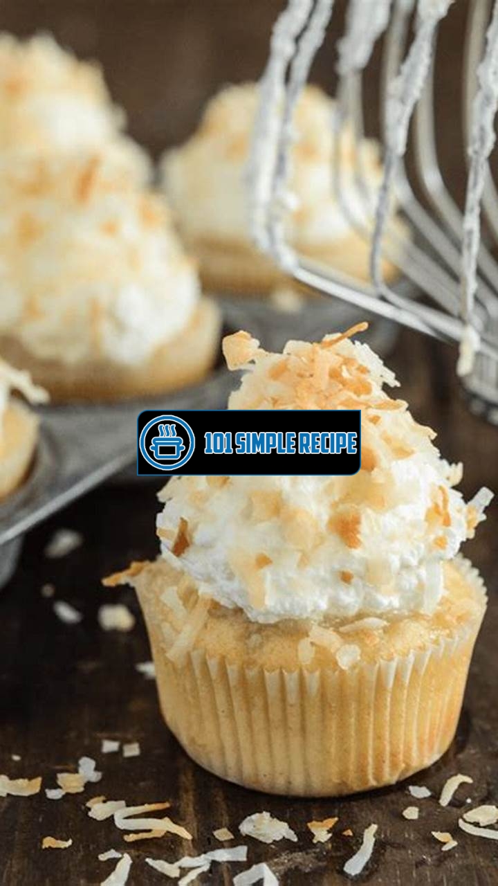 Irresistible Coconut Poke Cupcakes for Dessert Bliss | 101 Simple Recipe