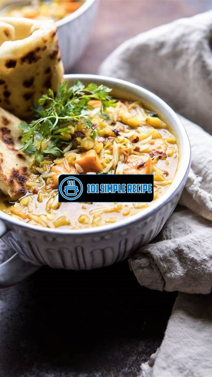 Indulge in the Delightful Coconut Sweet Potato Lentil Soup with Rice | 101 Simple Recipe