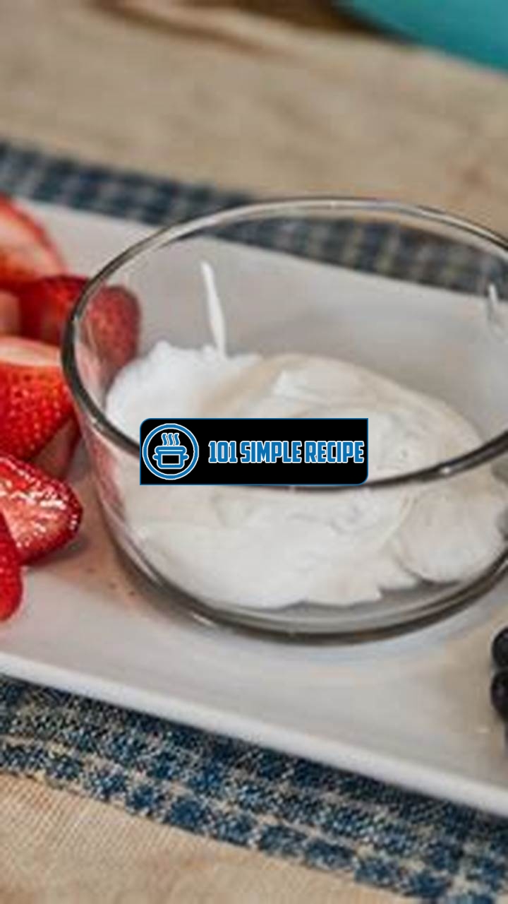 Indulge in Sugar-Free Delight with Coconut Whipped Cream | 101 Simple Recipe