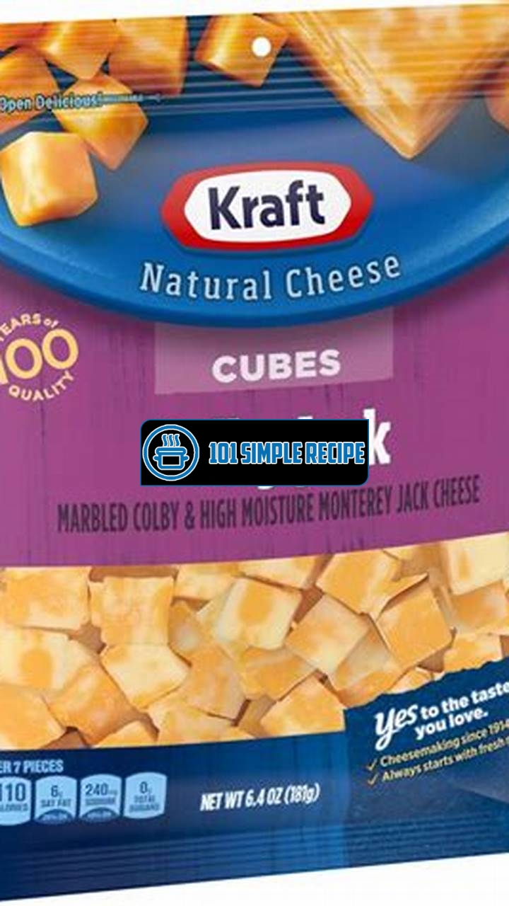 Deliciously Melting Cheesy Cubes - Colby & Monterey Jack | 101 Simple Recipe