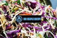 Create a Healthy Coleslaw Recipe for a Refreshing Side Dish | 101 Simple Recipe