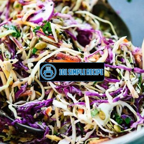 Create a Healthy Coleslaw Recipe for a Refreshing Side Dish | 101 Simple Recipe