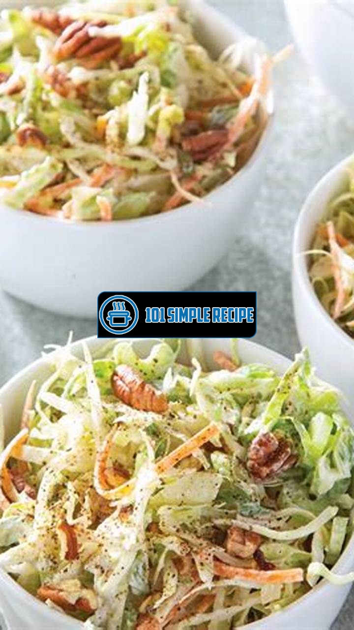 Irresistible Coleslaw with Pecans: A Nutty Twist | 101 Simple Recipe