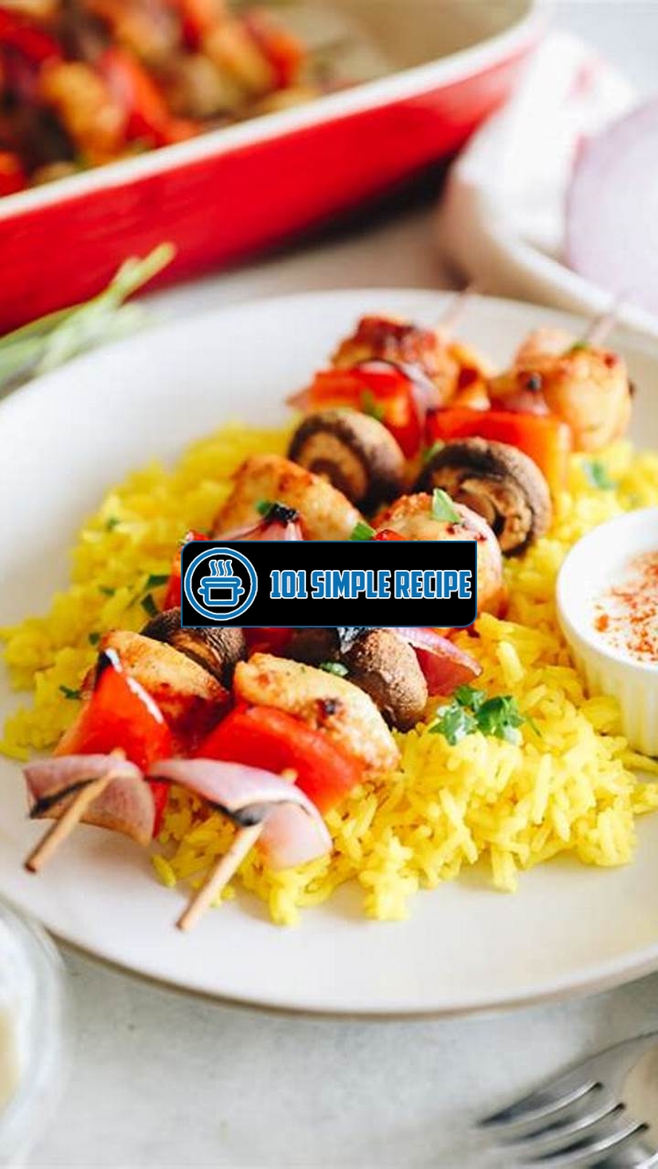 How to Make Delicious Oven-Baked Chicken Kabobs | 101 Simple Recipe