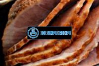 Deliciously Easy Crock Pot Ham Recipes | 101 Simple Recipe