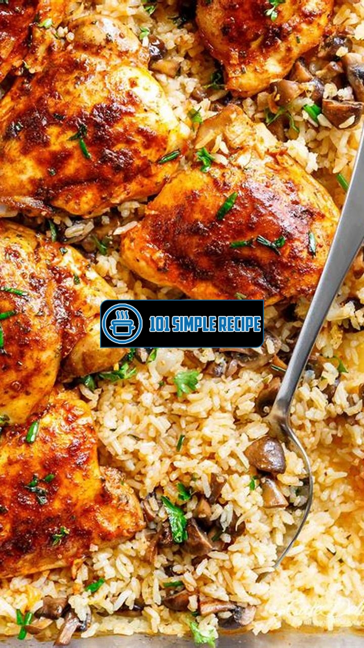 Cooking Rice in the Oven with Chicken | 101 Simple Recipe