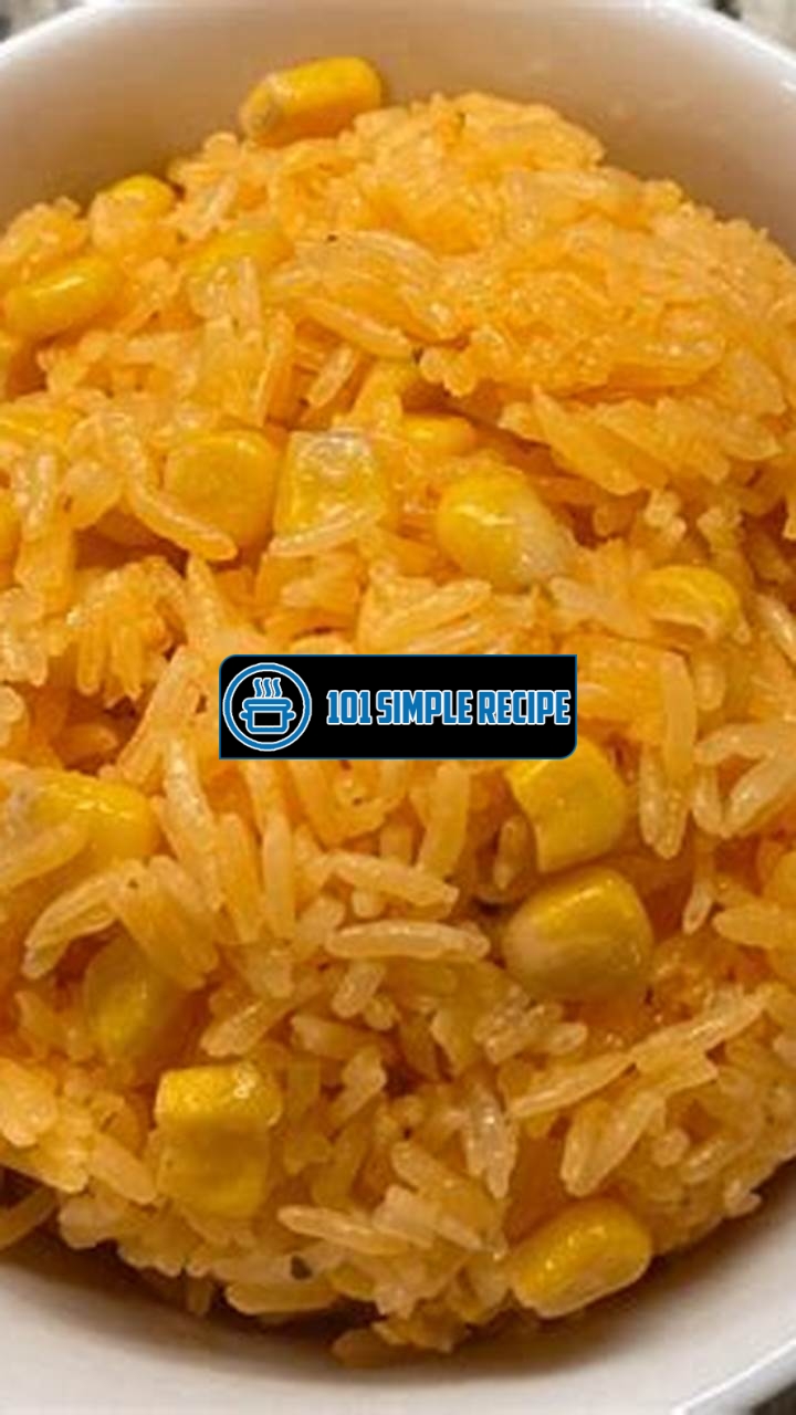 Master the Art of Cooking Yellow Rice | 101 Simple Recipe