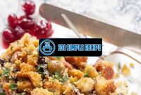 Cornbread Stuffing With Green Olives And Pecans | 101 Simple Recipe