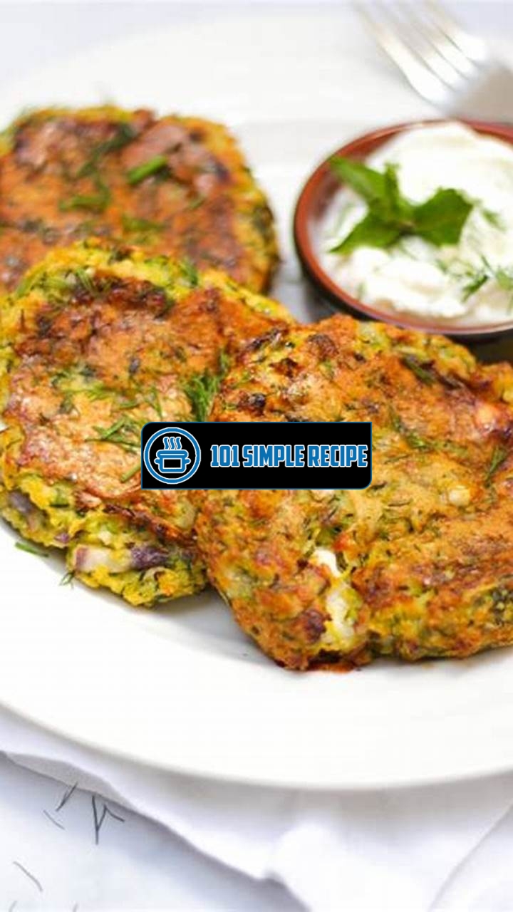 Delicious Courgette Fritters Recipe for Every Food Lover | 101 Simple Recipe