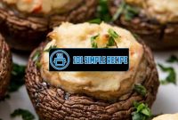 Delicious Crab Stuffed Mushrooms | 101 Simple Recipe
