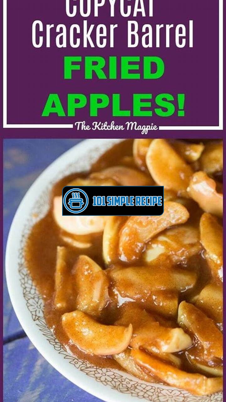 Cracker Barrel Apples Instant Pot - A Delicious Fall Recipe | 101 Simple Recipe