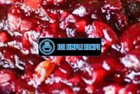 A Delicious Cranberry Chutney Recipe for All Occasions | 101 Simple Recipe