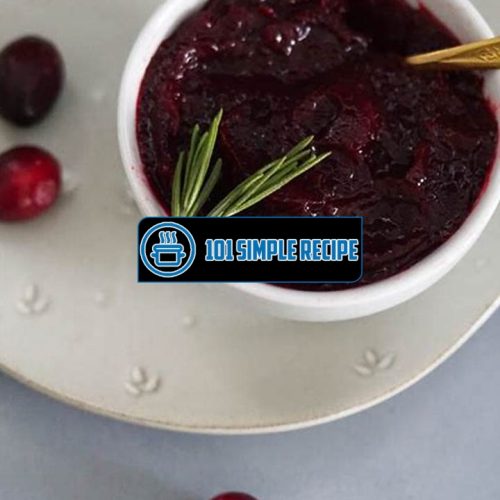 Delicious Indian Cranberry Chutney Recipe | 101 Simple Recipe