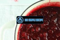 Cranberry Sauce With Brandy And Orange Zest | 101 Simple Recipe