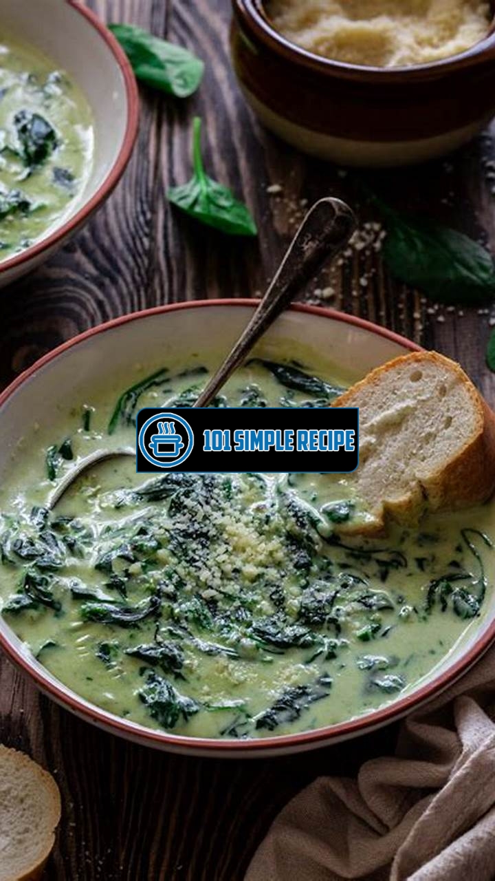 Discover the Easiest Cream of Spinach Soup Recipe | 101 Simple Recipe