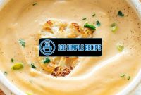 Creamy Roasted Cauliflower Soup: A Delicious Recipe | 101 Simple Recipe