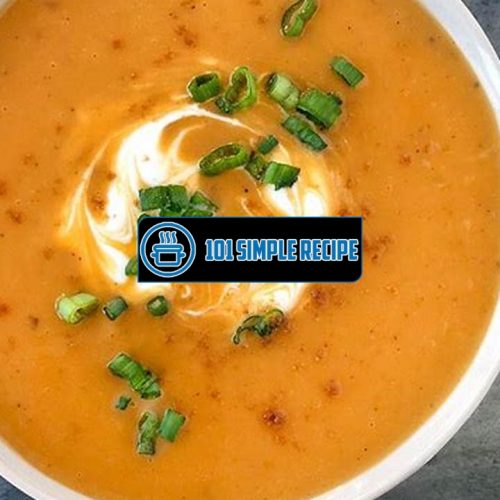 Delicious Creamy Sweet Potato Soup Recipe | 101 Simple Recipe