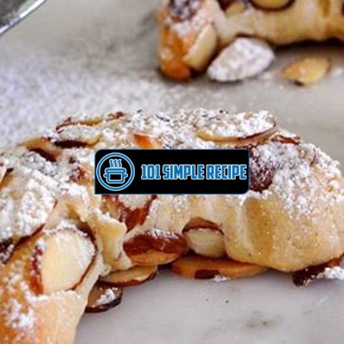 Delicious Crescent Cookies Recipe with Almonds | 101 Simple Recipe