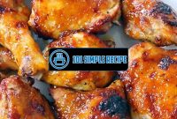 Crispy Oven Baked BBQ Chicken: Delicious Homemade Recipe | 101 Simple Recipe