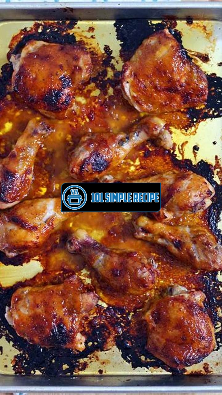 Deliciously Crispy Oven BBQ Chicken Recipe | 101 Simple Recipe