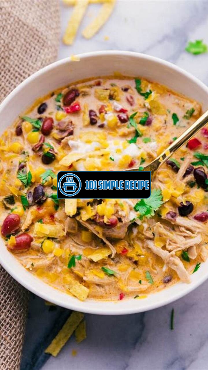 Delicious Crock Pot Chicken Tortilla Soup Recipe | 101 Simple Recipe