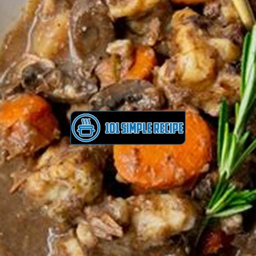Enjoy Hearty Crockpot Beef Stew and Dumplings | 101 Simple Recipe
