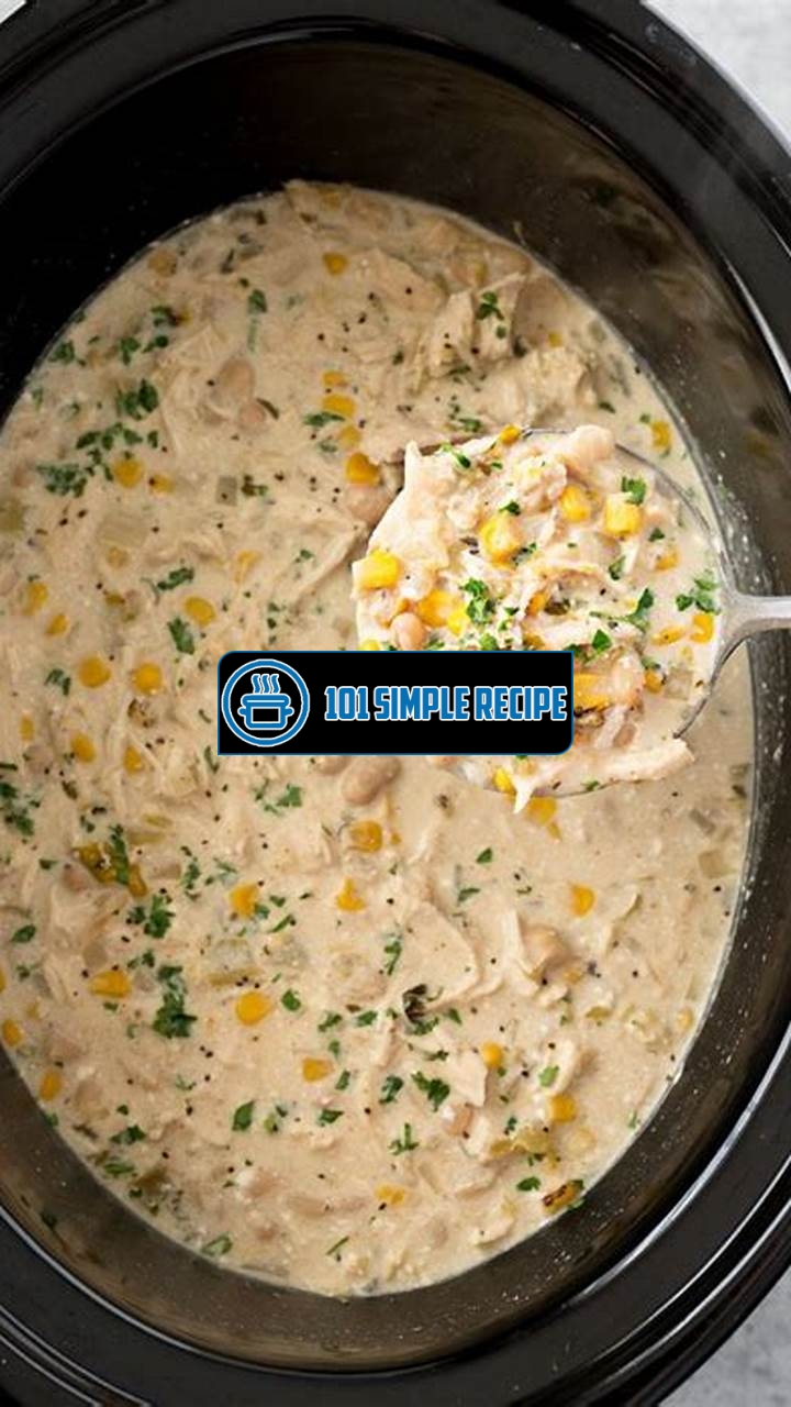 Delicious Crockpot Chicken Chili Recipe | 101 Simple Recipe