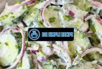 Cucumber Salad With Yogurt And Sour Cream | 101 Simple Recipe