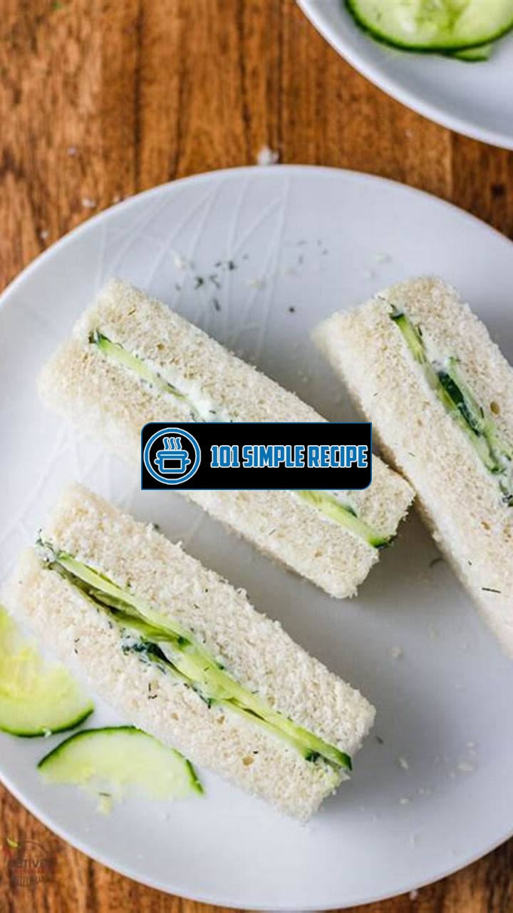 Discover the Easiest Cucumber Sandwiches Recipe | 101 Simple Recipe