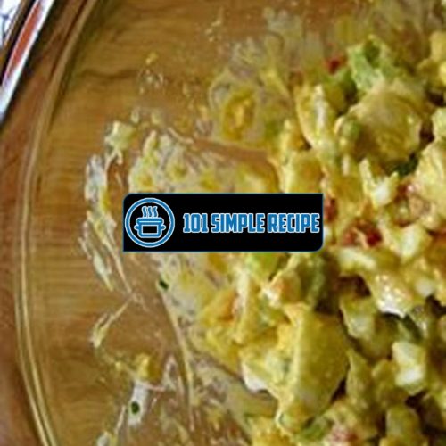 Delicious Curried Egg Salad with Mango Chutney | 101 Simple Recipe