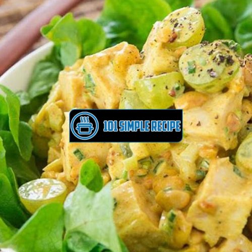 Irresistible Curry Chicken Salad Recipe | 101 Simple Recipe