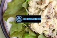 Delicious Curry Chicken Salad Recipe without Mayo | 101 Simple Recipe