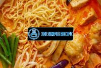 Authentic Malaysia Curry Laksa Recipe for Delicious Comfort Food | 101 Simple Recipe