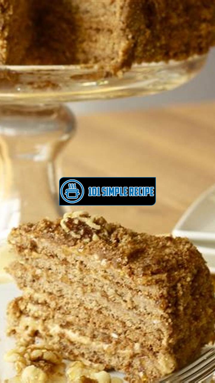 Satisfy Your Sweet Tooth with a Delicious Czech Honey Cake | 101 Simple Recipe