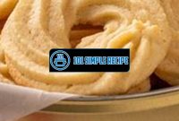 Indulge in the Crisp Delight of Danish Butter Cookies | 101 Simple Recipe