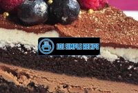 Indulge in Decadent Dark and White Chocolate Mousse Cake | 101 Simple Recipe