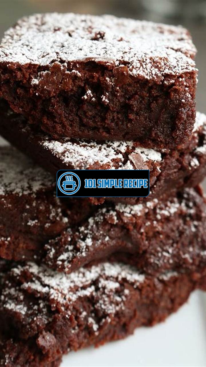 Indulge in Heavenly Dark Chocolate Brownies | 101 Simple Recipe