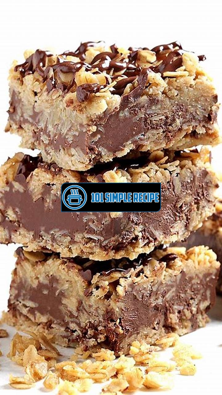 Indulge in Rich and Decadent Dark Chocolate Oat Bars | 101 Simple Recipe