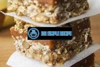 Delicious Date Bars Recipe with No Added Sugar | 101 Simple Recipe