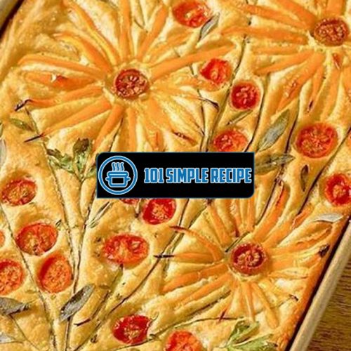 Elevate Your Culinary Skills with Decorated Focaccia Bread Art | 101 Simple Recipe