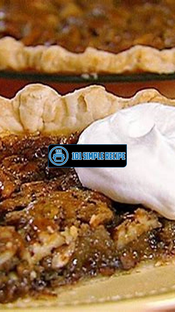 Delicious and Decadent Derby Pie Recipe by Paula Deen | 101 Simple Recipe