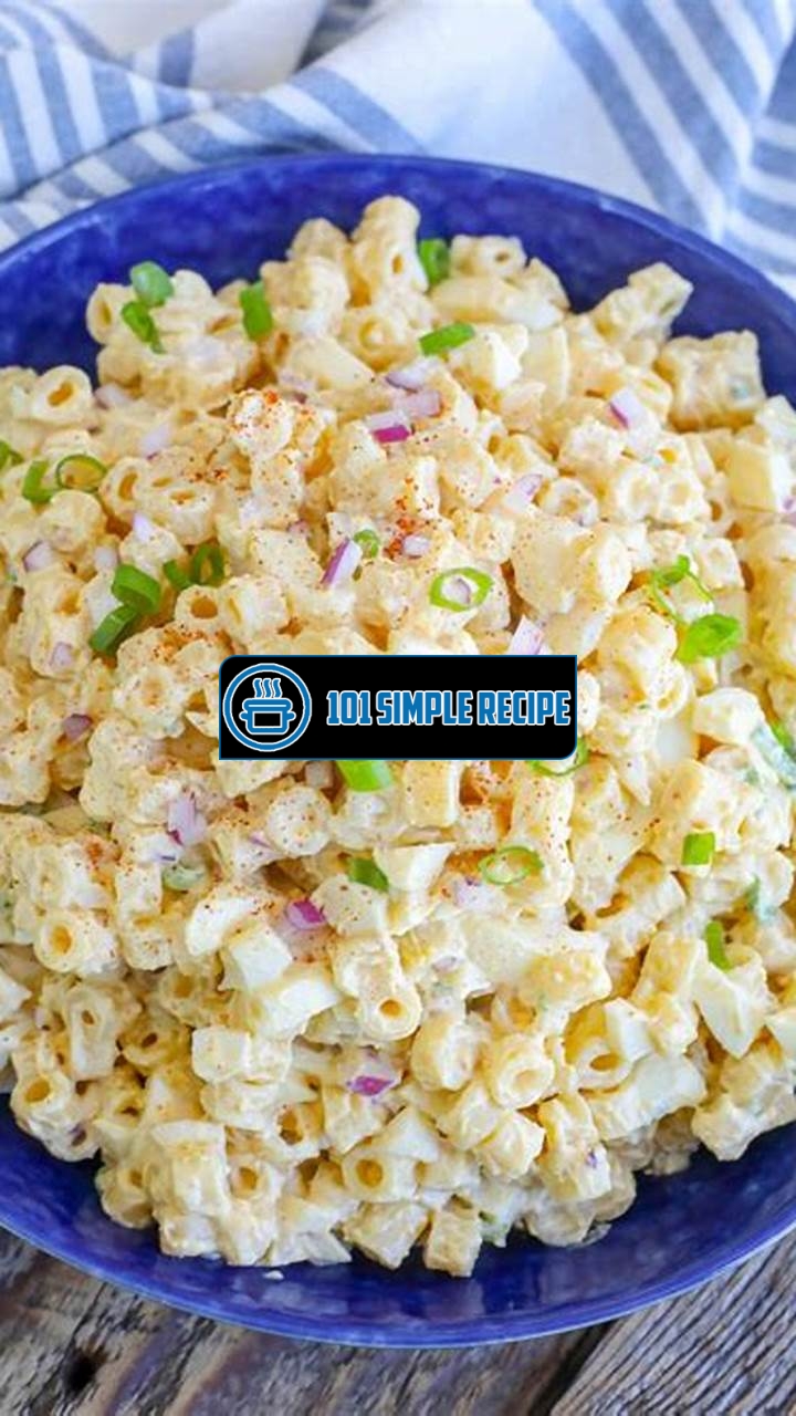 Deviled Egg Pasta Salad: A Scrumptious Recipe from Barefeet in the Kitchen | 101 Simple Recipe