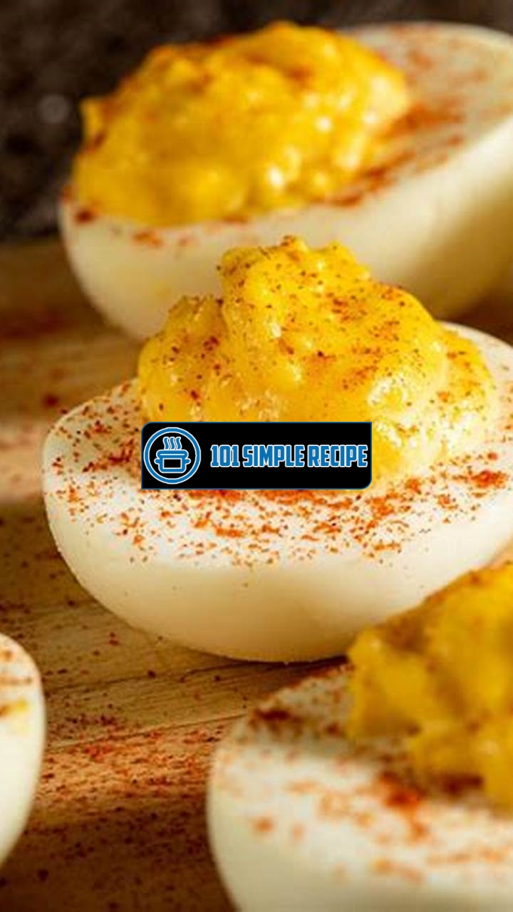 Unleash Your Culinary Skills with this Simple Deviled Eggs Recipe | 101 Simple Recipe