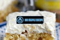 Delicious Dole Crushed Pineapple Cake Recipes | 101 Simple Recipe