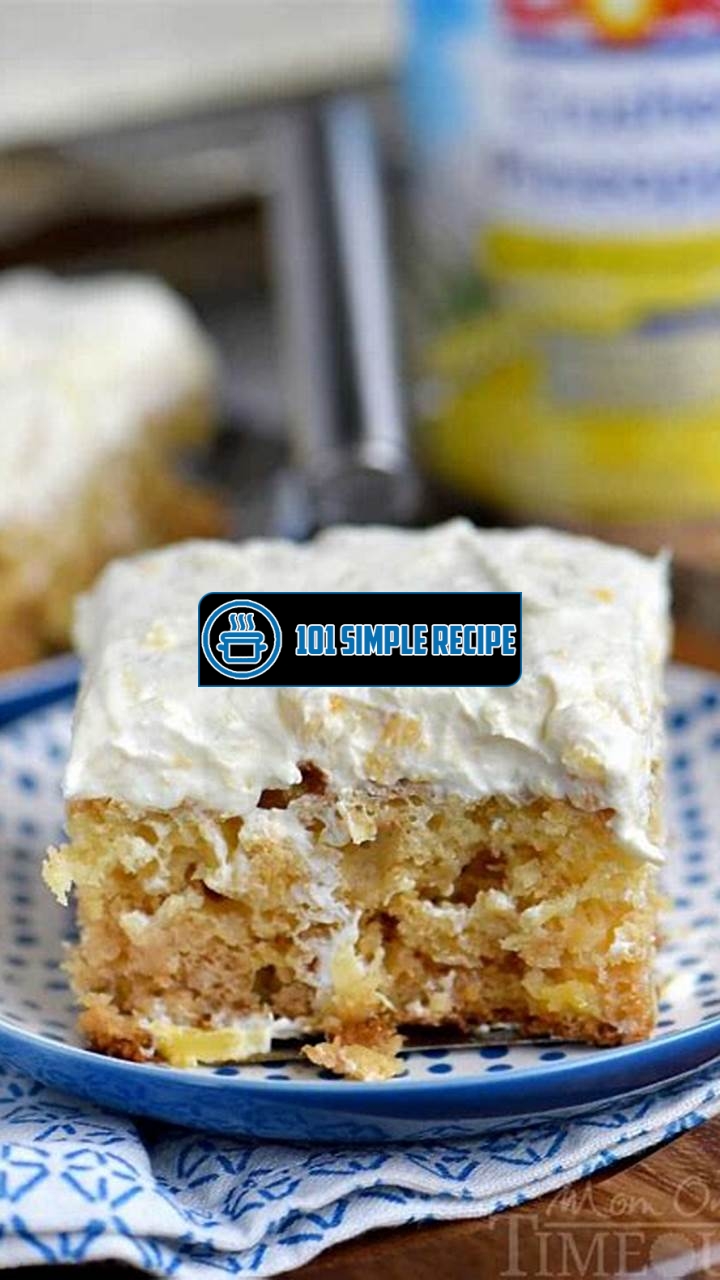 Delicious Dole Crushed Pineapple Cake Recipes | 101 Simple Recipe